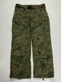 Camo military baggy pants + pasek