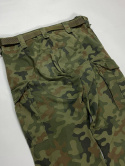 Camo military baggy pants + pasek