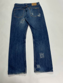 Custom distressed levis jeans