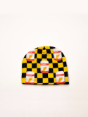 Piwko checkered beanie hat