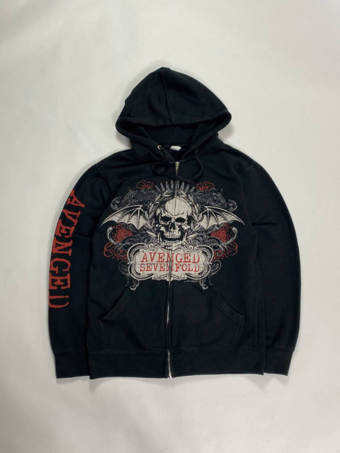 Y2k Avenged Sevenfold zip up hoodie