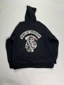 Y2k Sons of Anarchy zip up hoodie