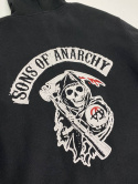 Y2k Sons of Anarchy zip up hoodie