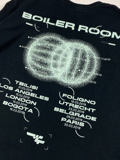 Boiler Room 2019 merch tour longsleeve Boiler Room 2019 merch tour longsleeve