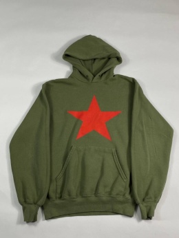 Vintage Rage againts the machine red star hoodie
