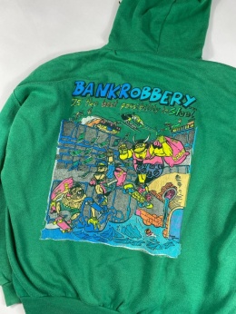 90s bones company bank robbery hoodie