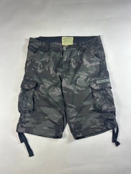 Alpha Industries cargo shorts (ciemne camo)