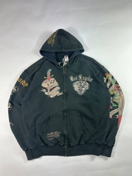 Vintage Ed Hardy boxy hoodie