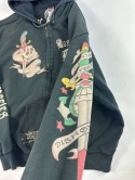 Vintage Ed Hardy boxy hoodie