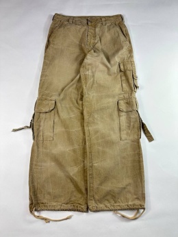 Washed baggy cargo pants