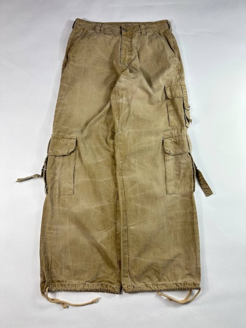 Washed baggy cargo pants Washed baggy cargo pants