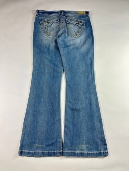 Y2k Bellbottoms jeans fat stitch