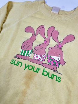 1984 Sun Your Buns crewneck