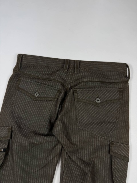 Difference by Rupert Made in Japan flared striped pants