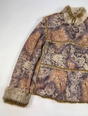 Fur Faux Paisley jacket