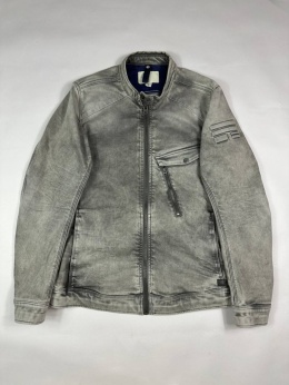G Star RAW denim biker jacket