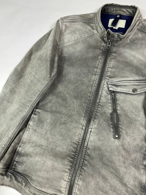 G Star RAW denim biker jacket