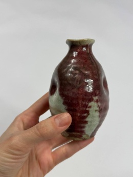 Japońska ceramika - asymetryczny wazonik