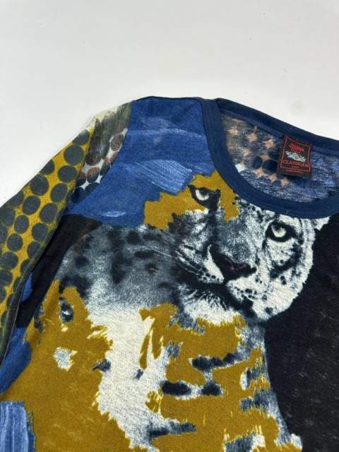 1996 Jean Paul Gaultier cyber tiger mesh top