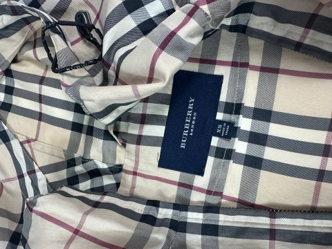Burberry nova check windbreaker