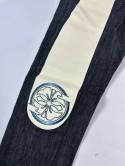 Evisu big logo raw denim jeans
