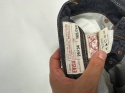 Evisu big logo raw denim jeans