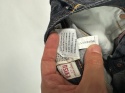 Evisu big logo raw denim jeans