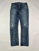 Evisu distressed jeans