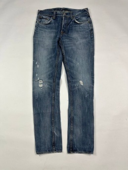 Evisu distressed jeans
