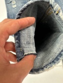 Evisu distressed jeans