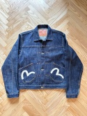 Evisu raw denim selvedge jacket