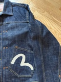 Evisu raw denim selvedge jacket