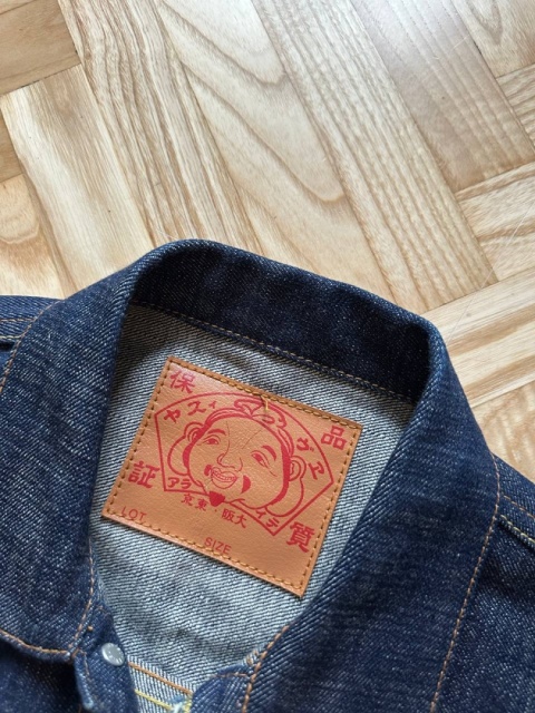 Evisu raw denim selvedge jacket