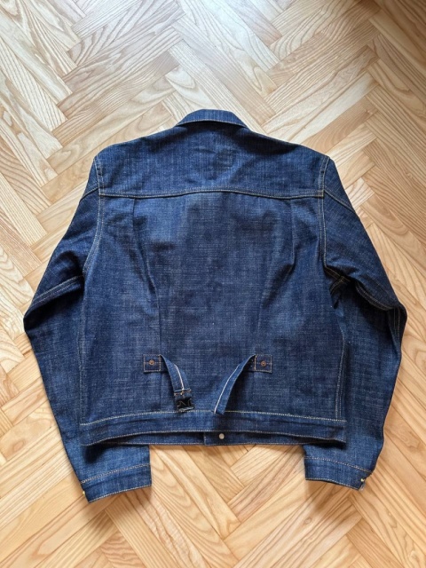 Evisu raw denim selvedge jacket