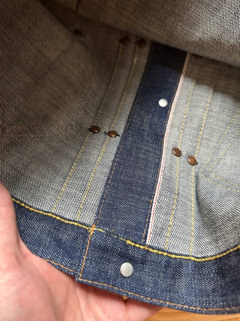 Evisu raw denim selvedge jacket