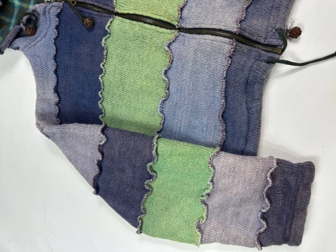 HandMade cropped sweter