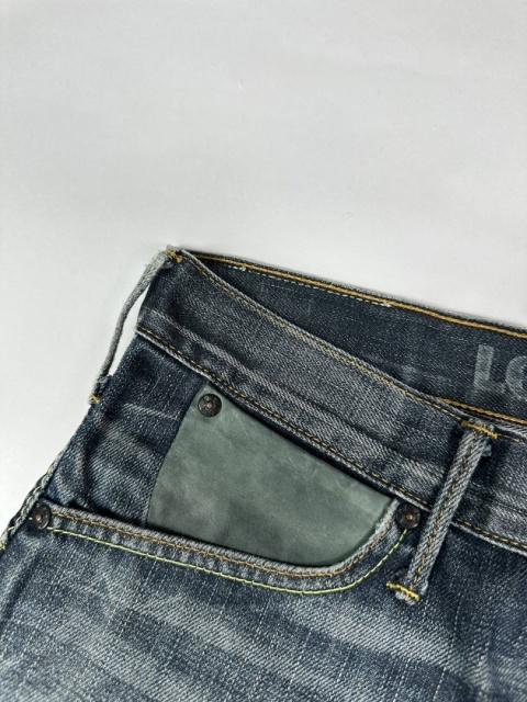 Levis blue star shorts