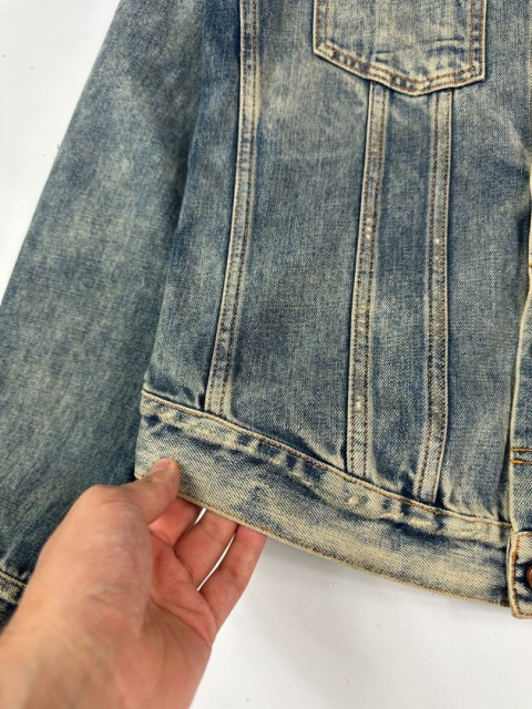 Nudie jeans mud washed jean trucker jacket