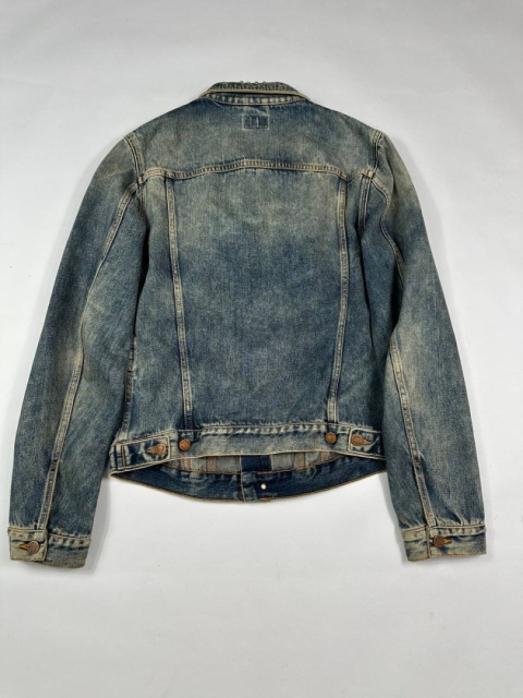 Nudie jeans mud washed jean trucker jacket