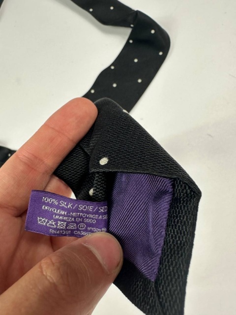 Ralph Lauren Purple Label 100% Silk krawat