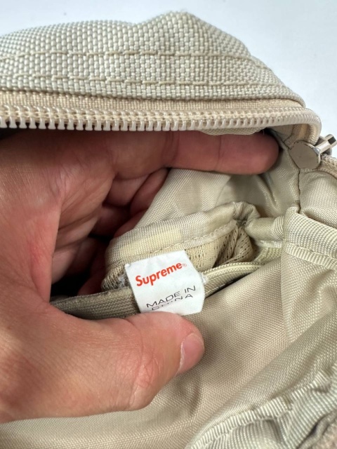 Supreme SS18 tan shoulder bag