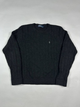 Vintage 100% wełniany sweter Polo Ralph Lauren