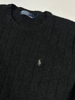 Vintage 100% wełniany sweter Polo Ralph Lauren