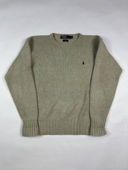 Vintage beige Polo Ralph Lauren sweter