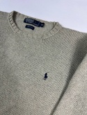 Vintage beige Polo Ralph Lauren sweter
