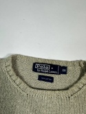 Vintage beige Polo Ralph Lauren sweter